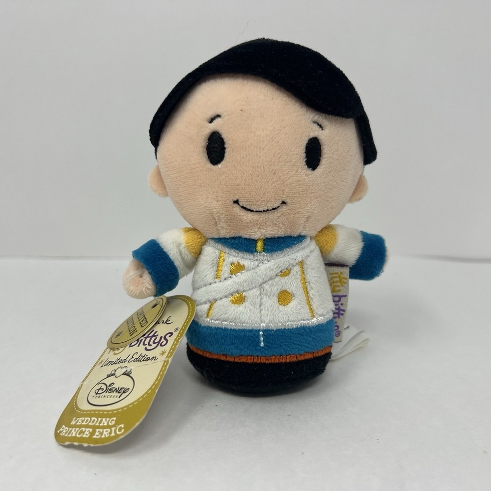 Hallmark Itty Bittys Disney Prince Eric Plush Limited Edition Little Mermaid